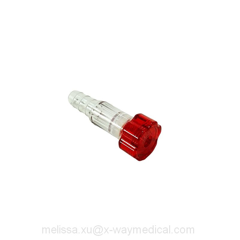0Fr – 12Fr 7FR – 17FR Large bore returning locking tap, Tuohy Borst valve threaded flare connector 2.3mm - 5.7mm