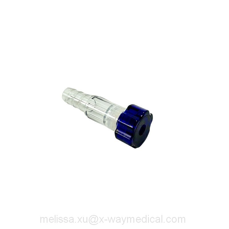 0Fr – 12Fr 7FR – 17FR Large bore returning locking tap, Tuohy Borst valve threaded flare connector 2.3mm - 5.7mm
