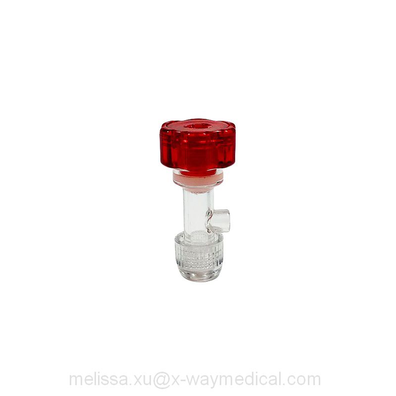 0FR – 12FR 0.1 inch 4.3mm Large lumen locking control valve, threaded flare connector 11183 Tuohy Borst