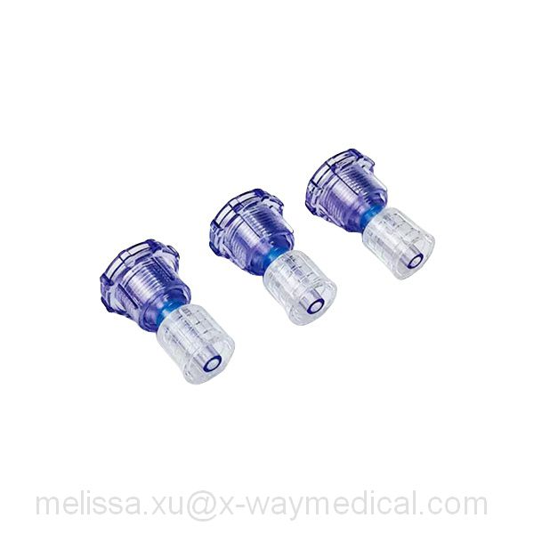 0F - 9F Straight luer hemostasis rotator connector for interventional surgery, bleeding stopper adjustable closer adapter
