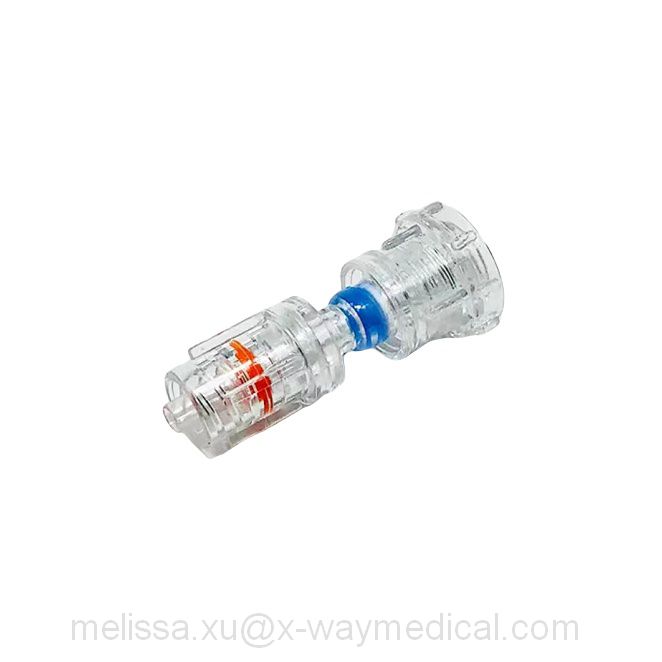 0F - 9F lattern cap RHV Straight application control hemostasis valve, closing adapter with rotatable high pressure male luer joint connector tap