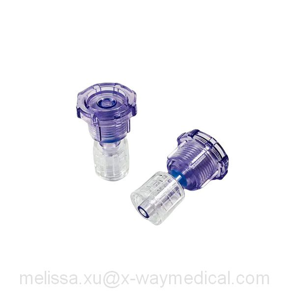 0F - 9F lattern cap RHV Straight application control hemostasis valve, closing adapter with rotatable high pressure male luer joint connector tap