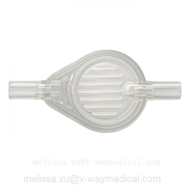 Single way ID 2.6mm 2.9mm 3.2mm Precision liquid drug medicine filter valve connector window with without hole IV infusion tube administration set filtration device