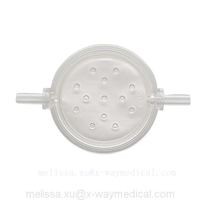 Precision drug filter valve connector Inlet 3.0mm 3.2mm Outlet 3.7mm 3.8mm, IV infusion tube liquid particle filtration device