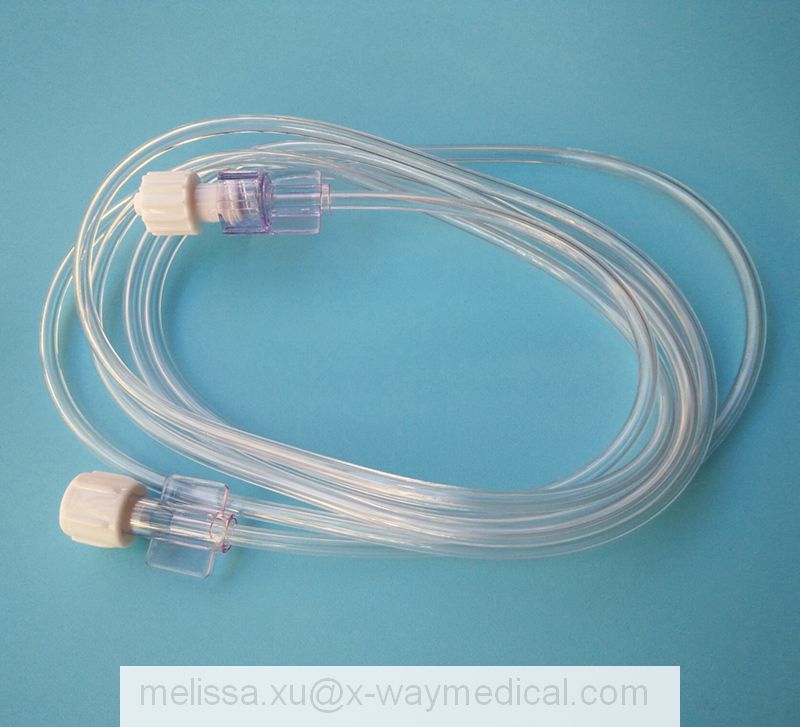 Low pressure contrast injection line, Female Male luer lock Monitoring Tubing for blood transmission pipe system