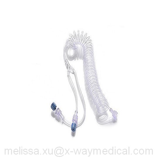 Fluid delivery set 77-530000 72 inch contrast agent vented standard IV tubing with macro drip chamber, large bore fluid administration sets