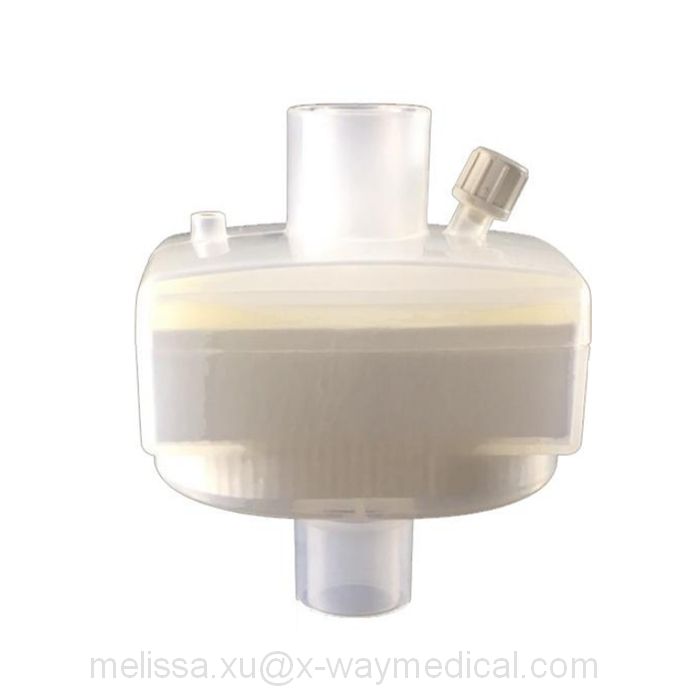 Breathing and aspiratory HME Heat and Moisture Exchange filter for adult and Pediatric with Eletrical Cotton