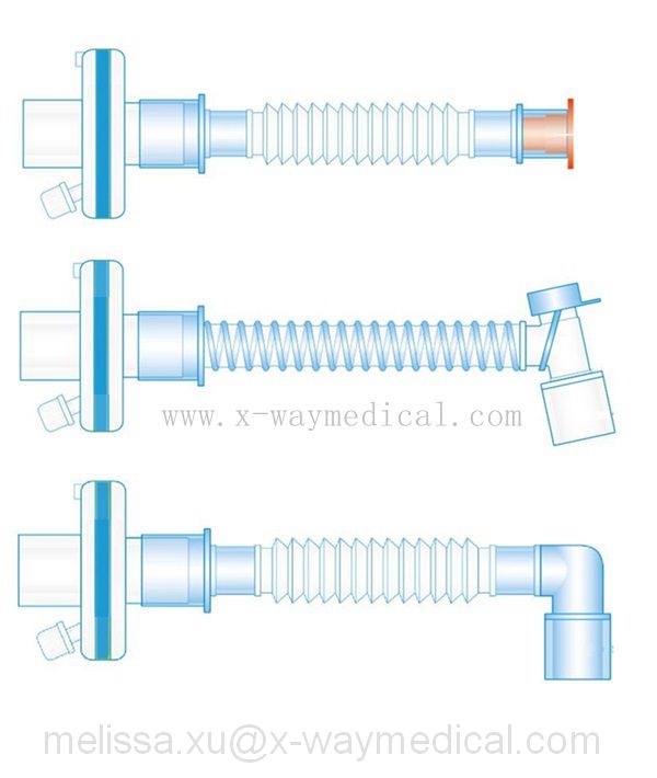 Corrugate tube for Catheter Mount adapter, Smoothbore Tubing for Catheter linker and connector, Bonder joint junctor Expandable tubes