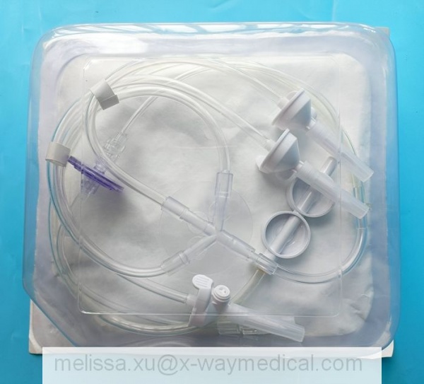 Single use contrast media injection tubing tube XD 8151 for Ulrich CT Injector system XD8151