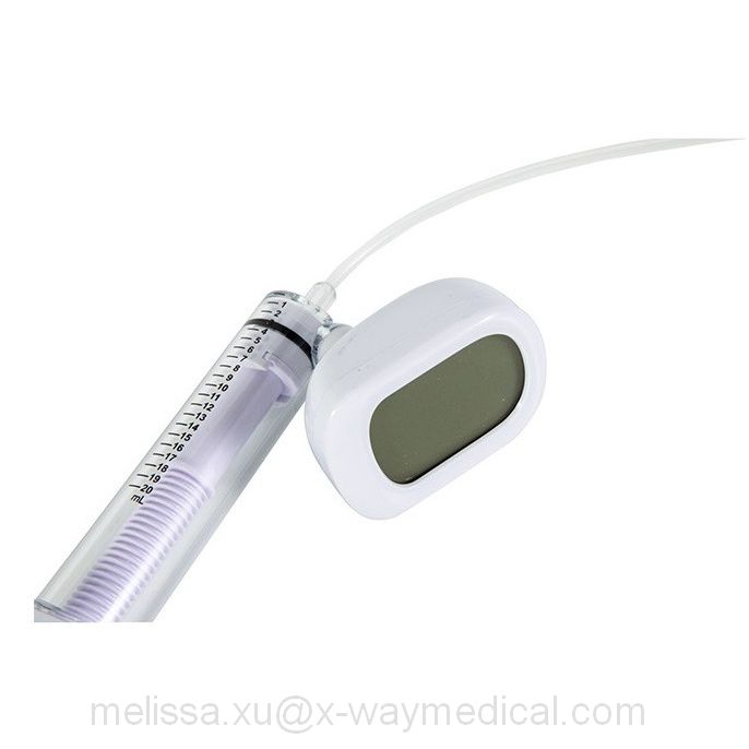 Medical Digital gauge 20ml 30Bar PCI balloon catheter inflation deflation device, high pressure expansion dilation tool