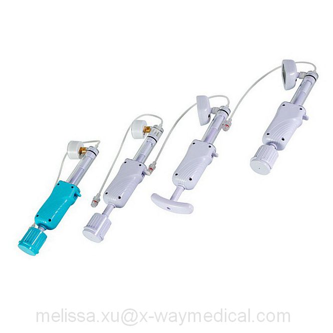 Medical Mechanical display gauge 20ml 30Bar PCI balloon catheter inflation deflation device, high pressure expansion dilation tool