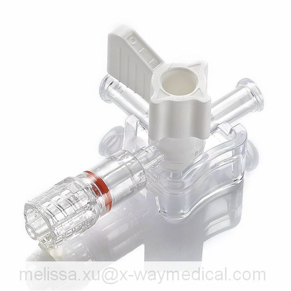 1200PSI 500psi 250psi high pressure Three-Way stopcock with On handle, 2 female luer lock adapter one port manifold 13810 13811 99751