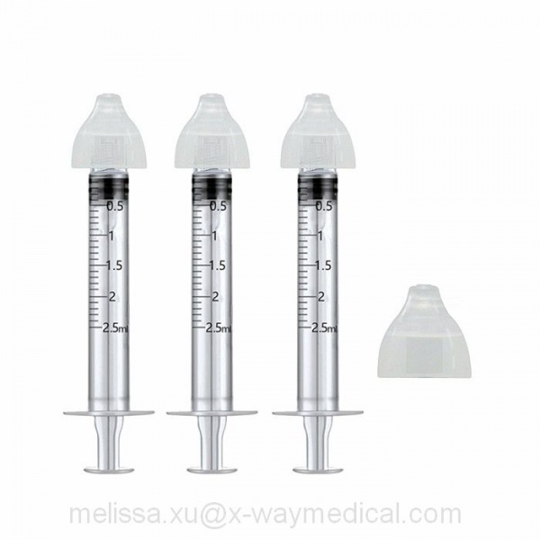 10ml 2.5ml painless silicone Soft Nasal Spray Syringe, mist medication drug nostril sparge device delivery tool