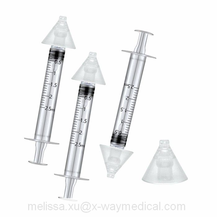 10ml 2.5ml painless silicone Soft Nasal Spray Syringe, mist medication drug nostril sparge device delivery tool