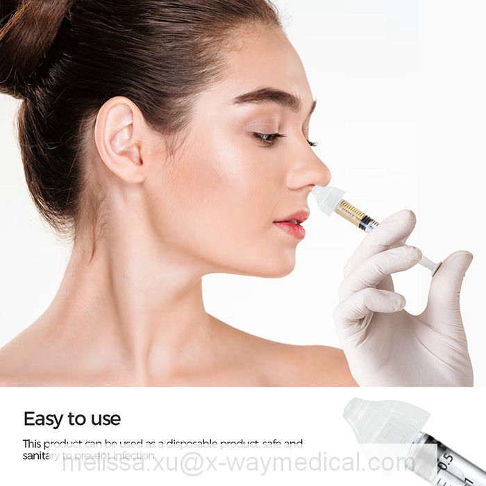 10ml 2.5ml painless silicone Soft Nasal Spray Syringe, mist medication drug nostril sparge device delivery tool