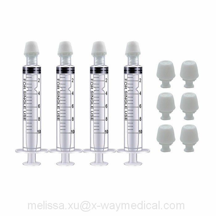 10ml 2.5ml painless silicone Soft Nasal Spray Syringe, mist medication drug nostril sparge device delivery tool