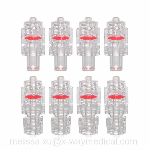 High pressure rotating male to male luer lock connectors for monitoring tubing, 1200psi to 3.65mm 4.9mm ID tube adapter