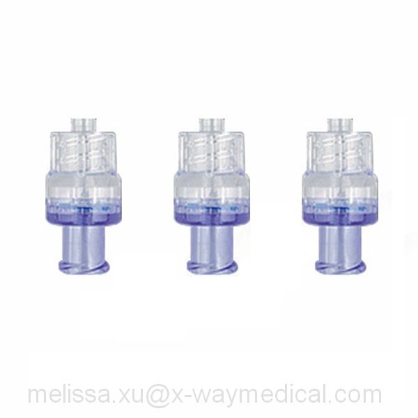 Male female luer lock to tube check valve connector for connecting tube, 2.4mm 3.0mm OD anti-reflux back flow prevention adapter valve