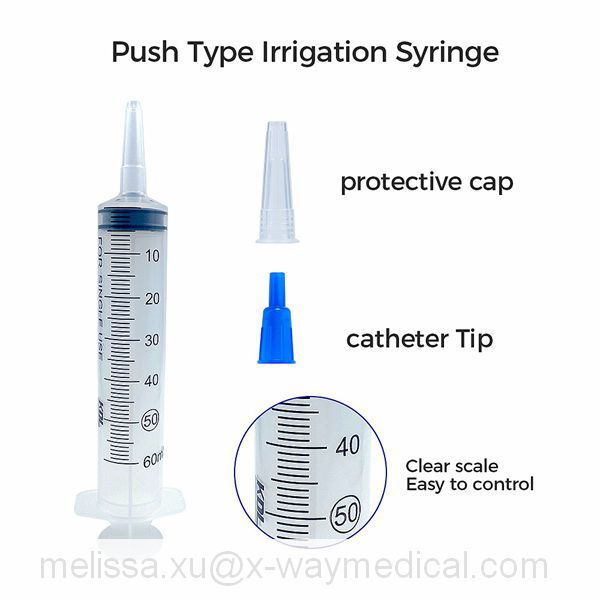 Ring and Bulb ball capsule Irrigation syringe, hemorrhoids anus cleaning flushing syringe, catheter fast filling device