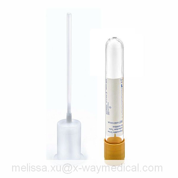 Threaded Vacuum Urine Cup, leakage resistance urinary specimen container, urine sample delivery tube