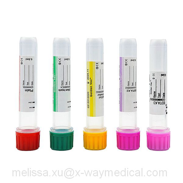 Glucose hemoglobin Capillary Blood gas analysis Collection Tube, Diagnostic Blood sample storage container