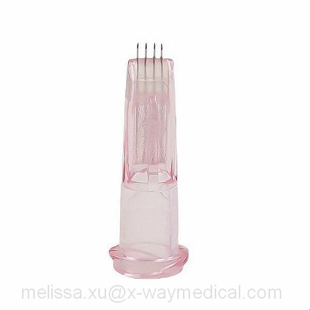 Crystal four 4 and five 5 Pin Multi Needle for Mesotherapy, ultra-slim hyaluronic acid injection needles kit for beauty plastic surgery