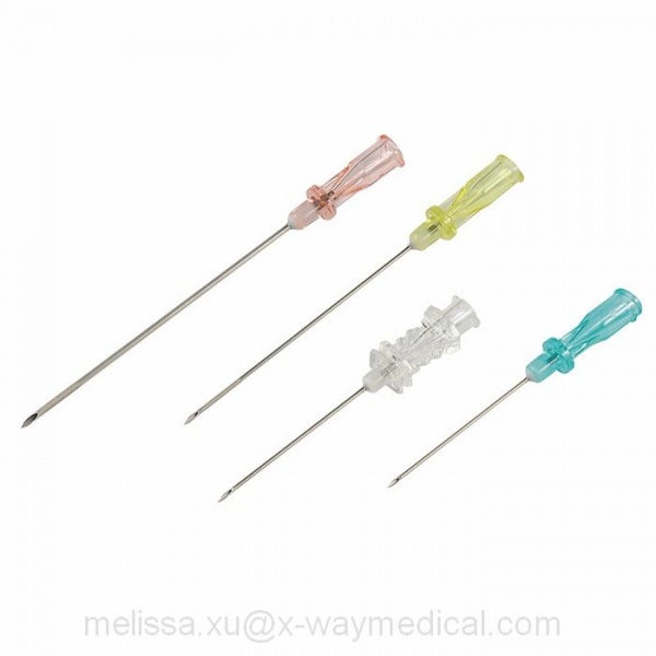 14g 15g 18g 20g 21g 22g 24g 25g sharp Seldinger Needle with luer lock adapter 9cm 15cm 20cm