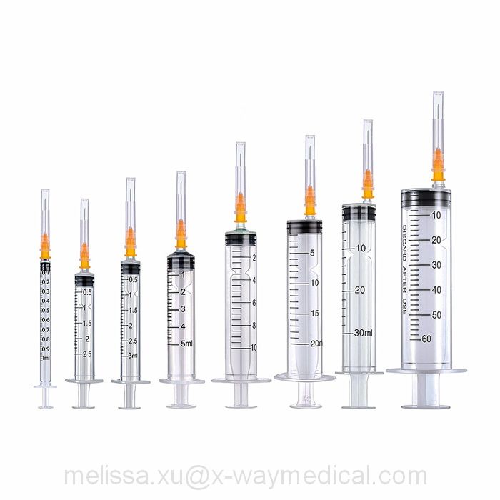 Veterinary injection syringe, cat dog IV catheter cannula butterfly, Cooper Aluminum Hub animal hypodermic needles