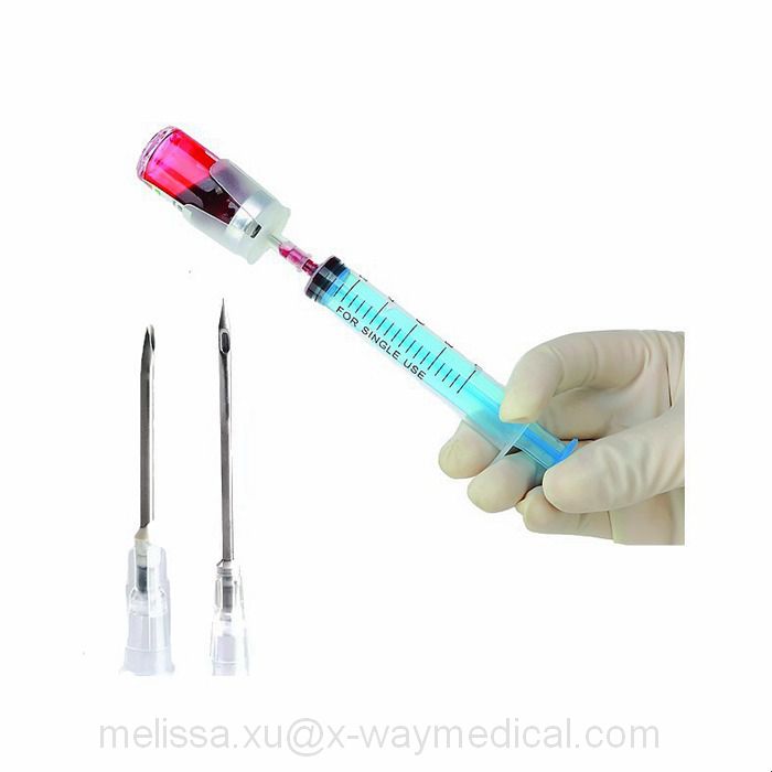 Hazardous Drug Aspiration Needle With Safety Shield, biological specimen and blood to vanuum transfer syringe with side hole curved tip