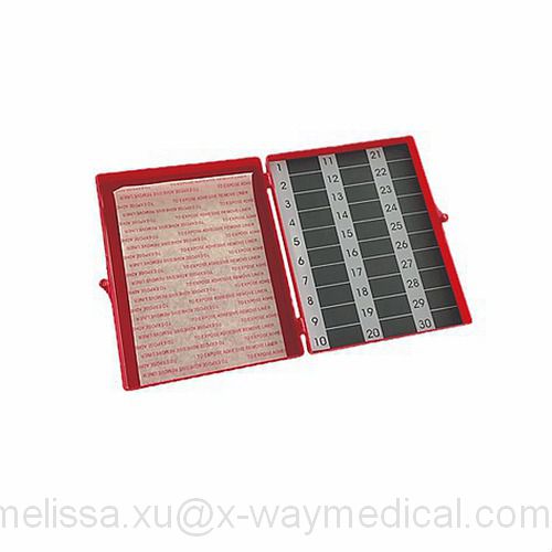 Disposable Sharps organization counting magnetic board box, contaminated sutures blades needles management station