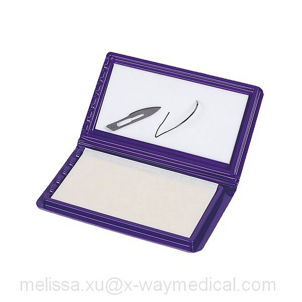 Sutures blade Rigid sharp Puncture Proof Pad, hypodermic needle and scalpel secure fixing collection device