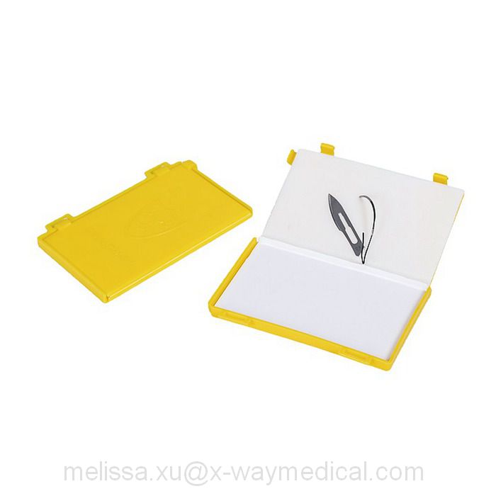 Sutures blade Rigid sharp Puncture Proof Pad, hypodermic needle and scalpel secure fixing collection device