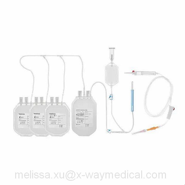 150ml 250ml 500ml Blood sampling collection bag, single double triple closed system storage transfusion CPDA-1 Anticoagulation primary bag