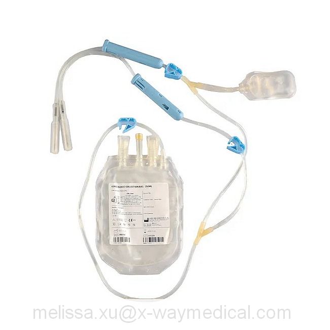 DEHP free Umbilical cord blood collection bag, Birthing baby Latex free Placental blood sampling storage CPD Anticoagulation primary bag