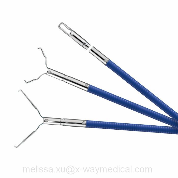2.4mm Large opening 360 degree rotary Endoscopic Gastrointestinal Hemoclip clip, Wound suture soft tissue hemostatic clamp