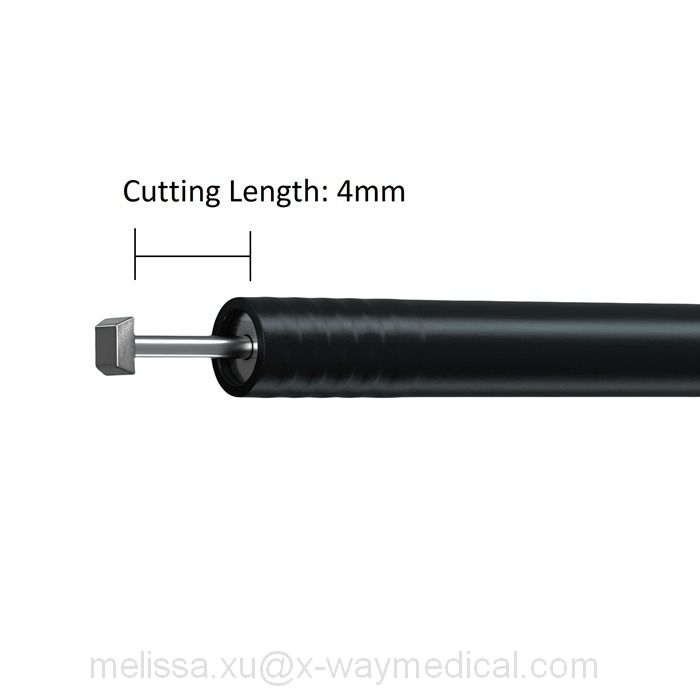 Ball tip high frequency cutter marker and bleeding stopper with irrigation function, Insulation Ceramic ball CT cylindrical square tunnel cutting Knife