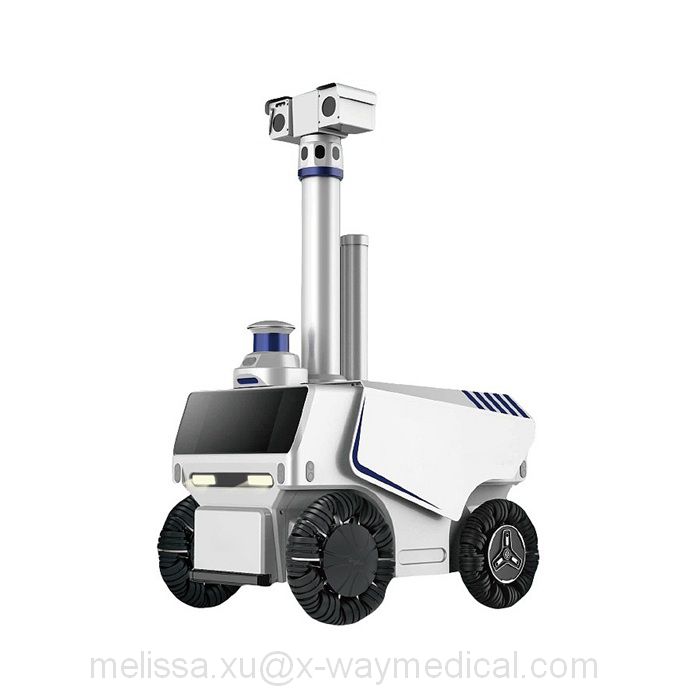 Intelligent smart robot Electric omnidirectional wheel, 360 degree freely rotation dynamoelectric business service robot casters