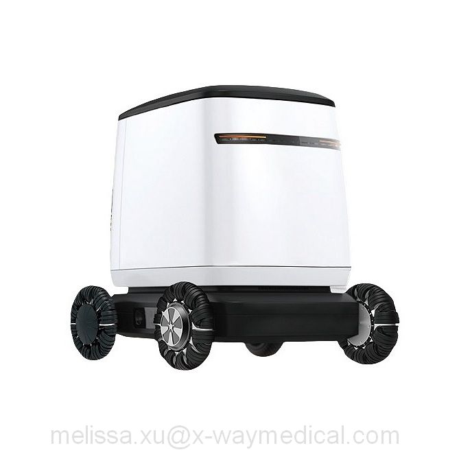 Intelligent smart robot Electric omnidirectional wheel, 360 degree freely rotation dynamoelectric business service robot casters