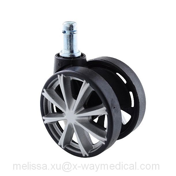 30mm 50mm – 75mm Twin wheel swivel caster with lock brake, stainless A3 Zinc finish move free various small trundles truckle