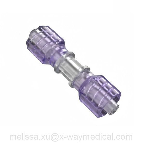 Medical rotary male to male luer lock connector, rotation joint adapter pin fitting to tube diameter 2.5mm 3.4mm 4.0mm 4.5mm tubing