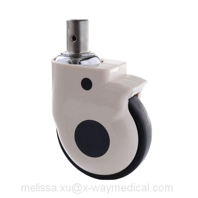 150mm 125mm 100mm Metal housing high-strength anti-static Nylon casters, move freely single wheel precision silent bearing caster