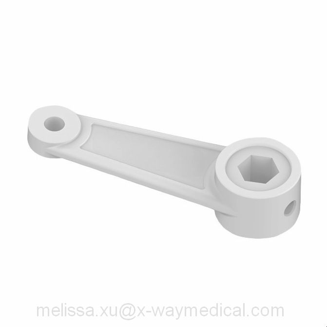 Wheel caster accessories central locking lifter lift supporter supports, walking aid castor, Zinc alloy long short connecting rod and pedals