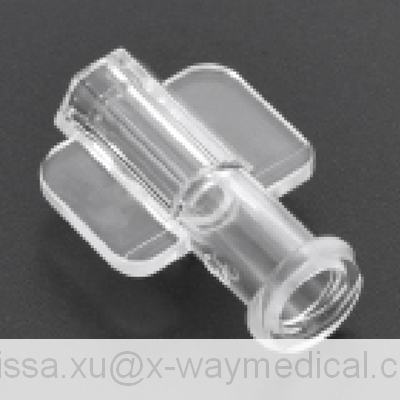Medical tube female luer lock connector with wing for 2.0mm 2.4mm 2.7mm 3.0mm 3.3mm 4mm 4.5mm 5.0mm tubing adapter joint
