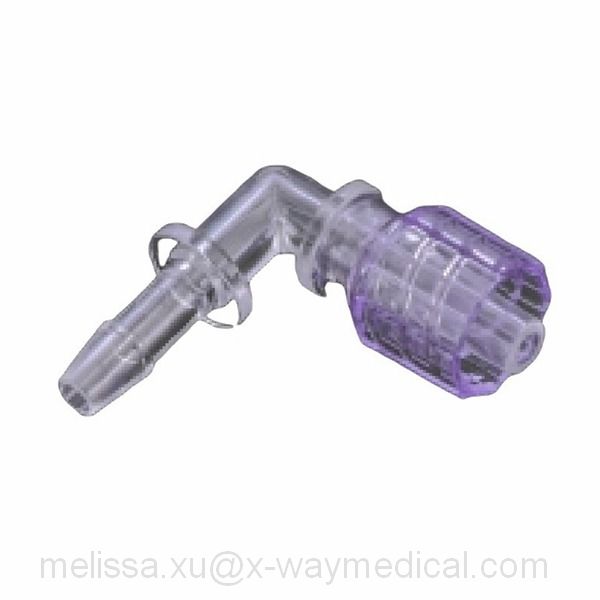 Female Male luer lock adapter to pagoda-shape connectors, straight Tee-junction three links turbinate obconical tapered Y top-shaped joint