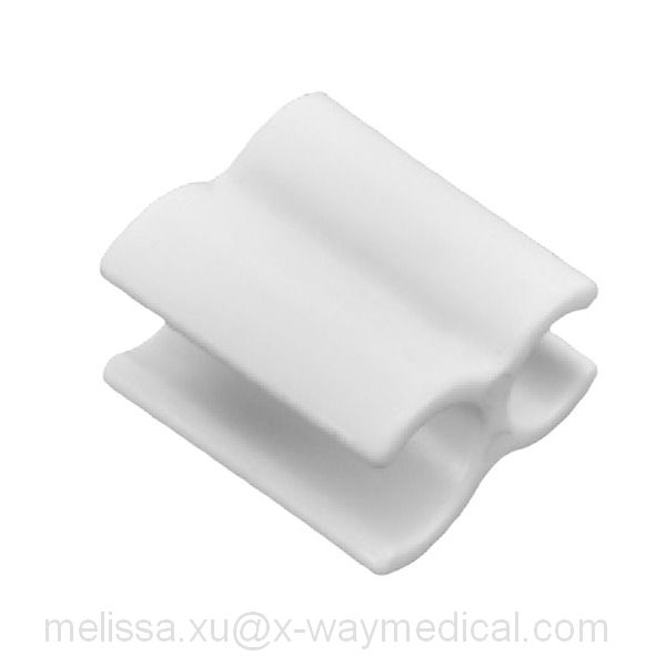 Medical dual three four five lumens pipe clamp, extension tube clips, multiple channels dispenser protection connecting tubing catheter clamping piece device adapter connector