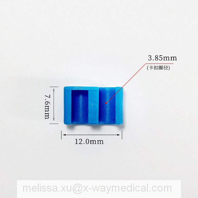 Medical dual three four five lumens pipe clamp, extension tube clips, multiple channels dispenser protection connecting tubing catheter clamping piece device adapter connector