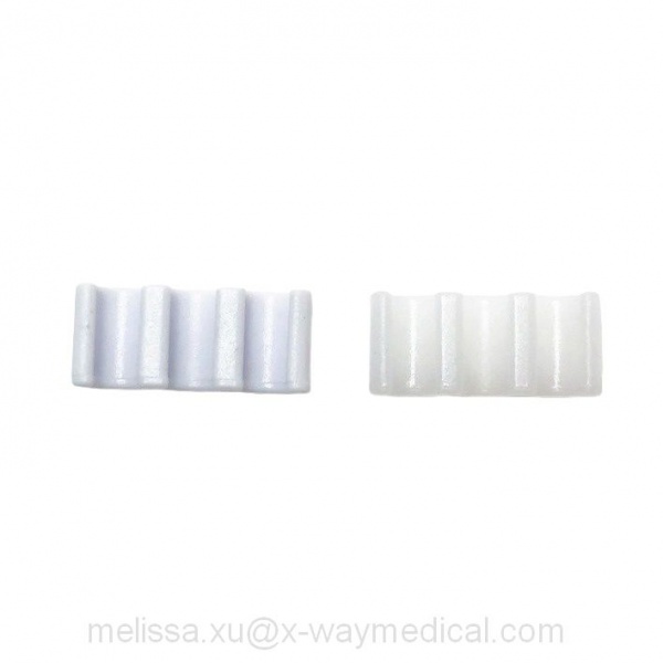 3.85mm Medical 2 3 4 5 clips channel guidewire protection tube clip, double triple four five lumens guide wire clamps