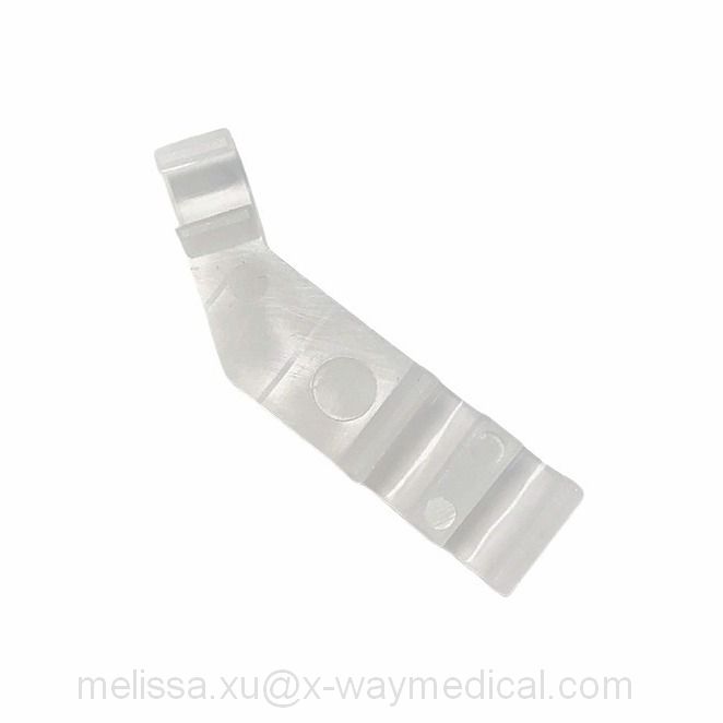 5.8mm Medical multiple channels guide wire protection casing tubing clips, double three valve guide wire protective dispenser clamps