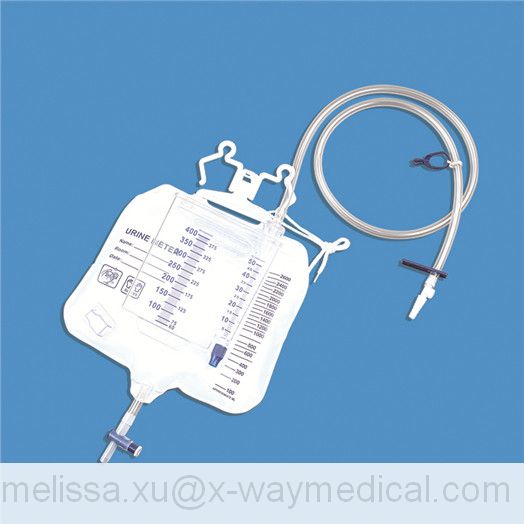 3000ml PVC mother child precision urine reservoir meter, urinary drainage collection bag containers with outlet valve sampling port
