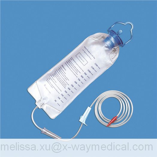2.5 Liter Oral calf Feeder bag with plastic probe tip, 2.5 Quart animal stomach tube fluid feeder Enteral Feeding Bag 2500ml cow horse doser